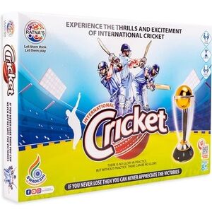 Ratna's International Cricket Floor/Board Game Brand New Sealed RARE 2-4 Players